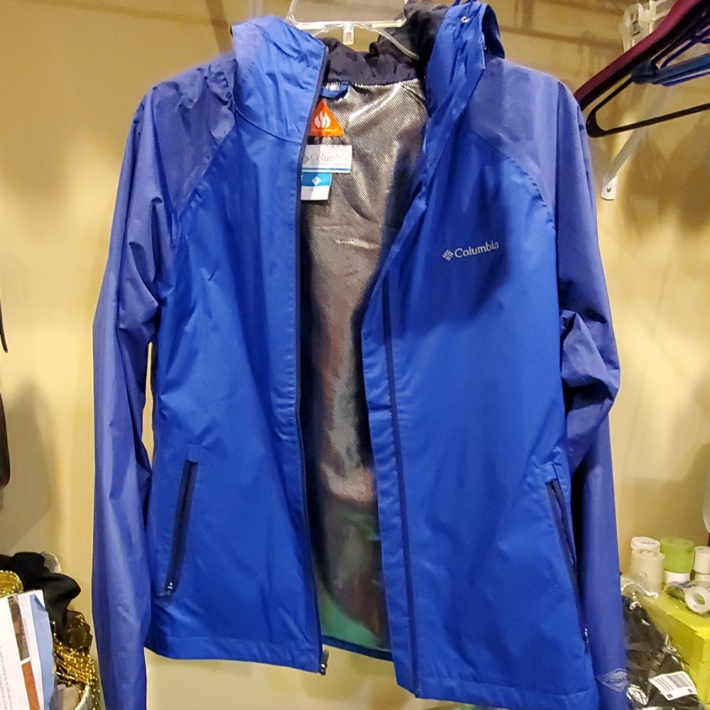 Blue Md Columbia omni-heat jacket